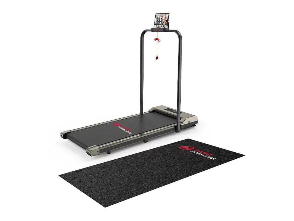 Fitness*Vente-unique 2 Em 1 Esteira Dobravel Elétrica Com Quadro Reforcado Com Tela Lcd Para O Escritório Em Casa