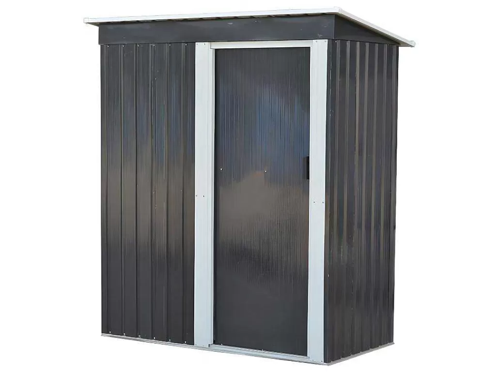Abrigos De Jardim*EXPERTLAND Abrigo De Jardim Em Aco Galvanizado Cinza 1,1 M - Biron