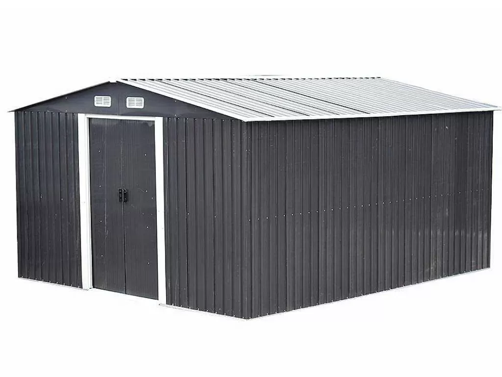 Abrigos De Jardim*EXPERTLAND Abrigo De Jardim Em Aco Galvanizado Cinza 12,5 M - Manso