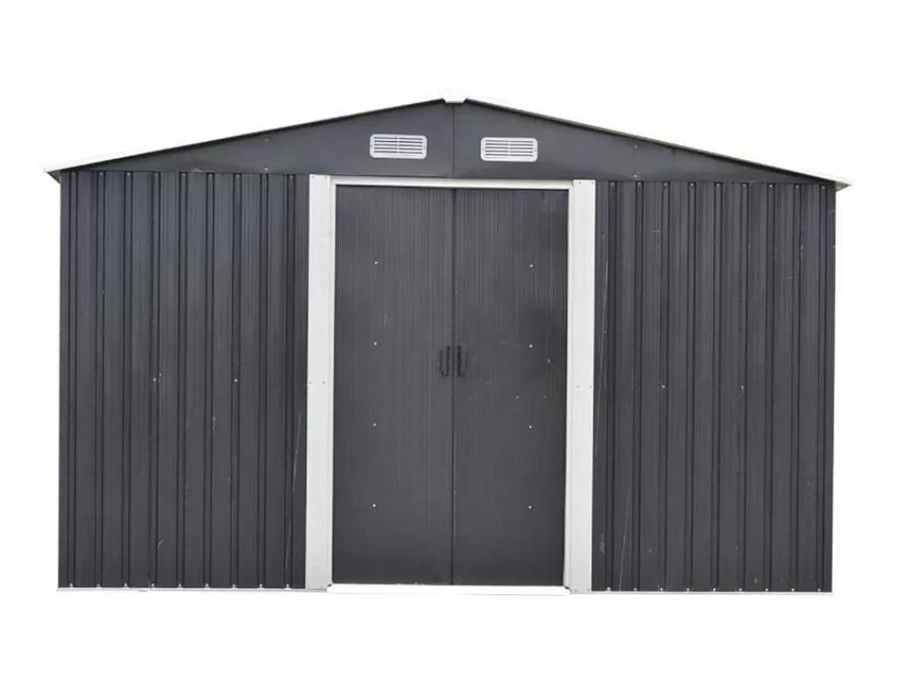 Abrigos De Jardim*EXPERTLAND Abrigo De Jardim Em Aco Galvanizado Cinza 12,5 M - Manso