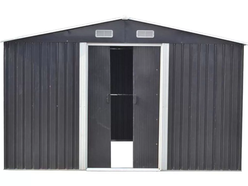 Abrigos De Jardim*EXPERTLAND Abrigo De Jardim Em Aco Galvanizado Cinza 12,5 M - Manso