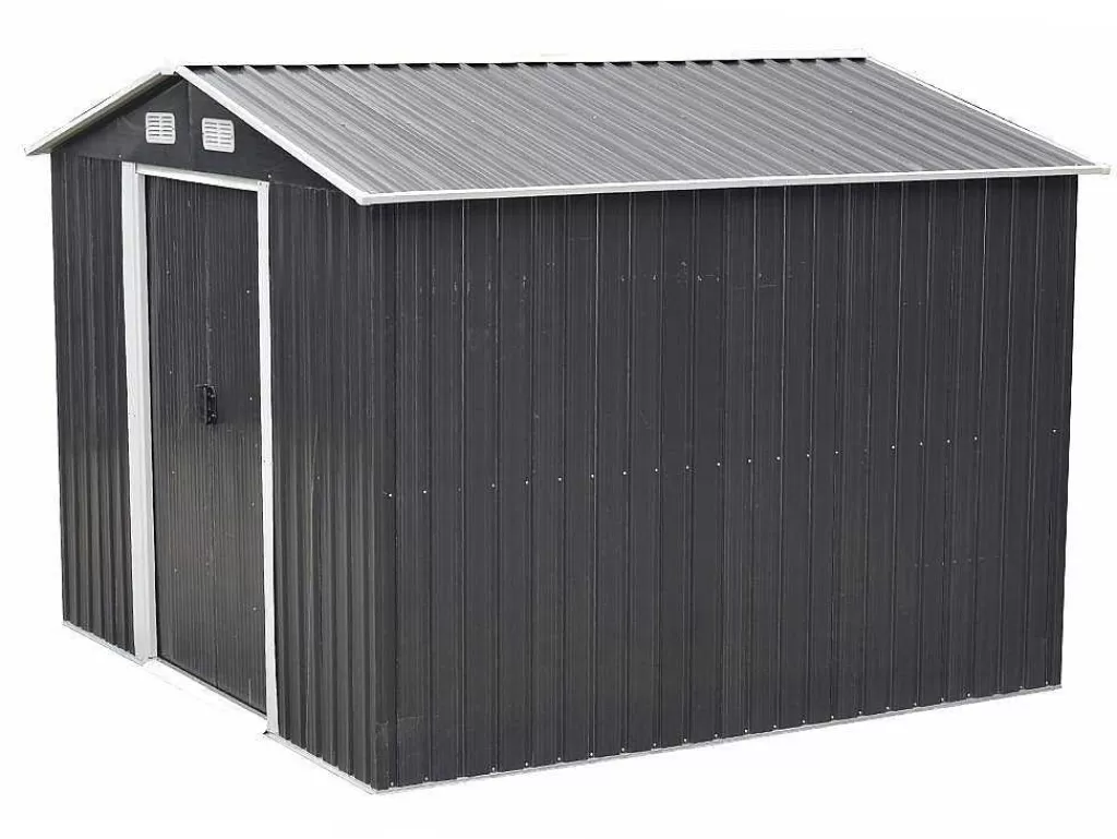 Abrigos De Jardim*EXPERTLAND Abrigo De Jardim Em Aco Galvanizado Cinza 6,6 M - Manso