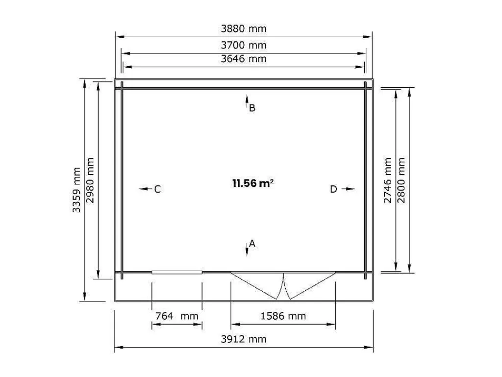 Abrigos De Jardim*EXPERTLAND Abrigo De Jardim Madeira Tratada Em Autoclave Com Telhado Plano 13 M EsPéssura De 28 Mm - Coralio