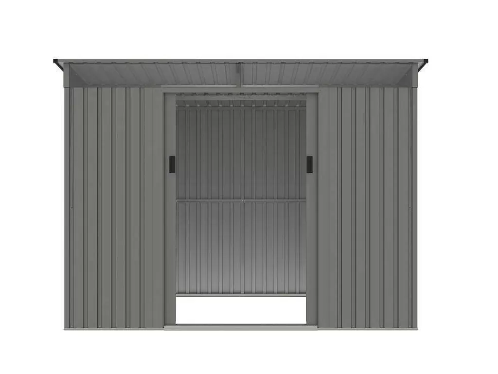 Abrigos De Jardim*EXPERTLAND Abrigo De Jardim Metal Aco Galvanizado Cinzento 4,29 M - Folco