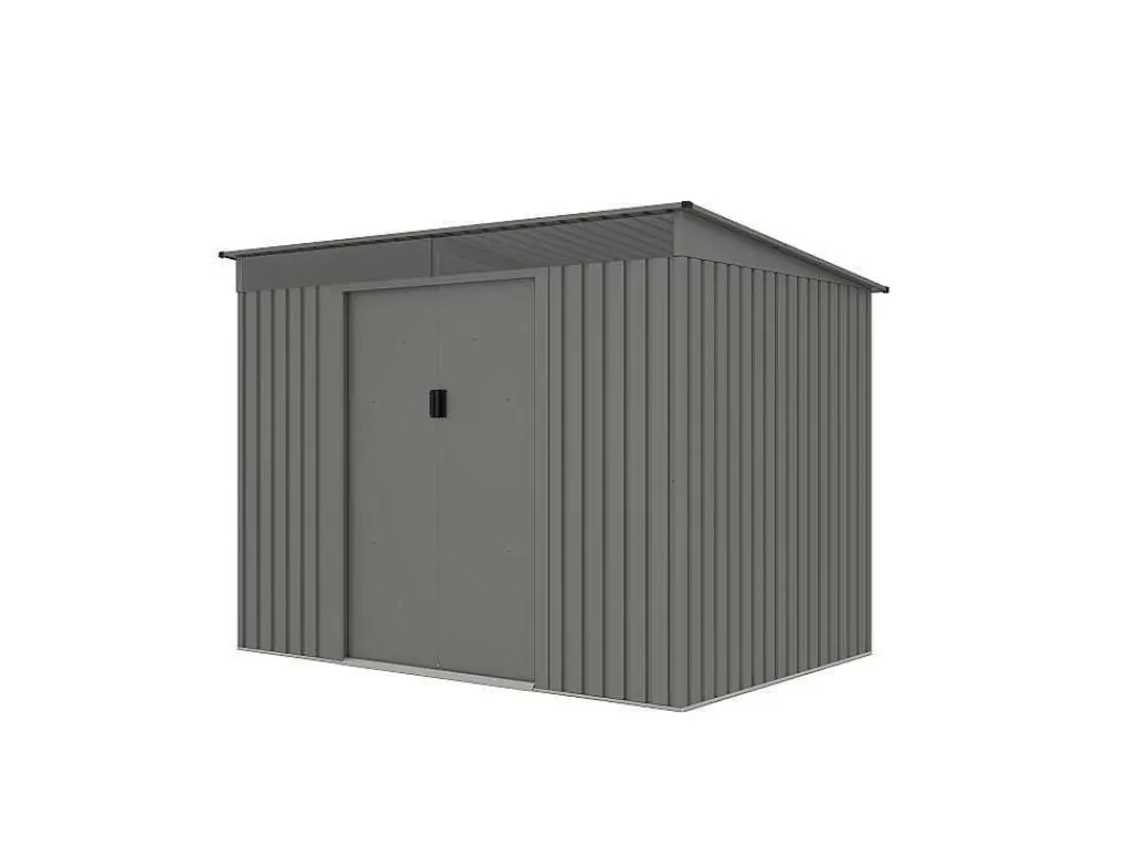 Abrigos De Jardim*EXPERTLAND Abrigo De Jardim Metal Aco Galvanizado Cinzento 4,29 M - Folco