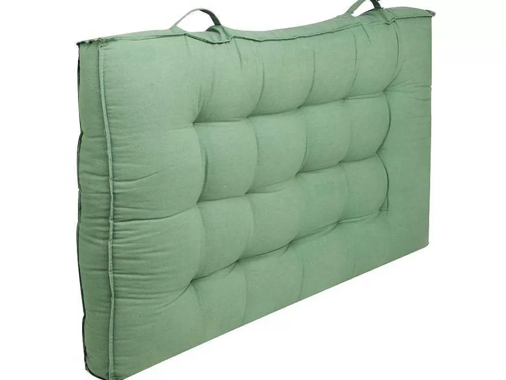 Decoração De Jardim*OZAIA Almofada De Palete Em Algodao 80 X 120 X 12 Cm Cor Verde - Baila