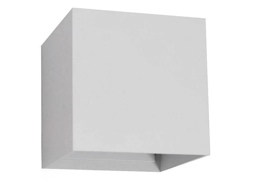 Candeeiro De Parede*OZAIA Aplique Led Aluminio D. 10 Cm X A. 10 Cm Branco - Paisley