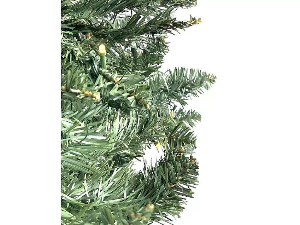Objeto De Decoração Interior*Vente-unique Arvore De Natal Realista Com Leds Integrados 240 Cm