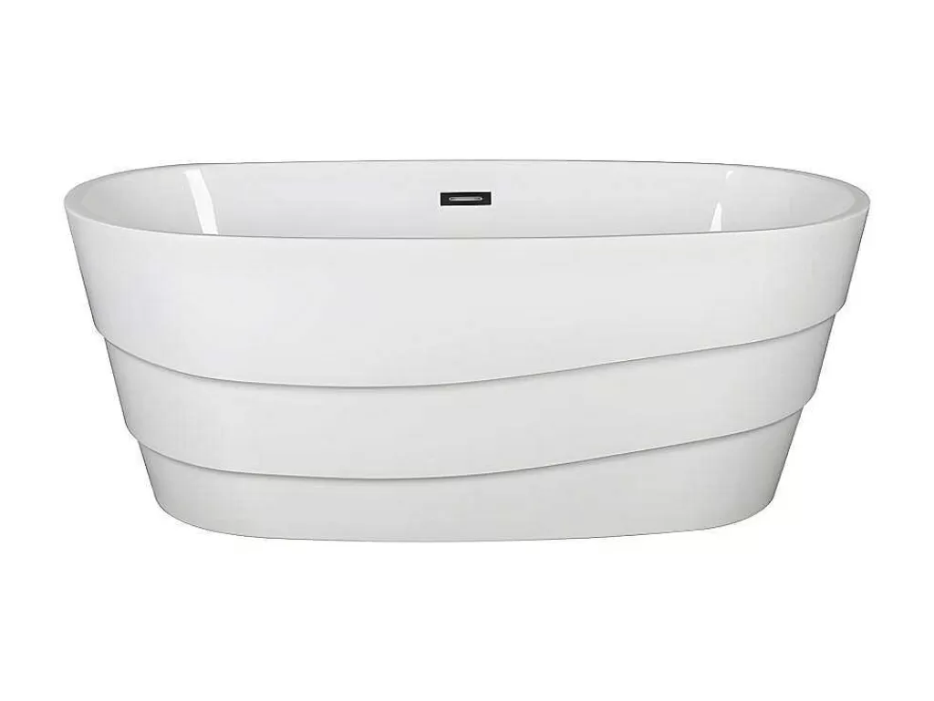 Banheira De Pousar*Shower & Design Banheira Autonoma Design Disponivel Em Branco - 200 L - 150*72*58 Cm - Dominika