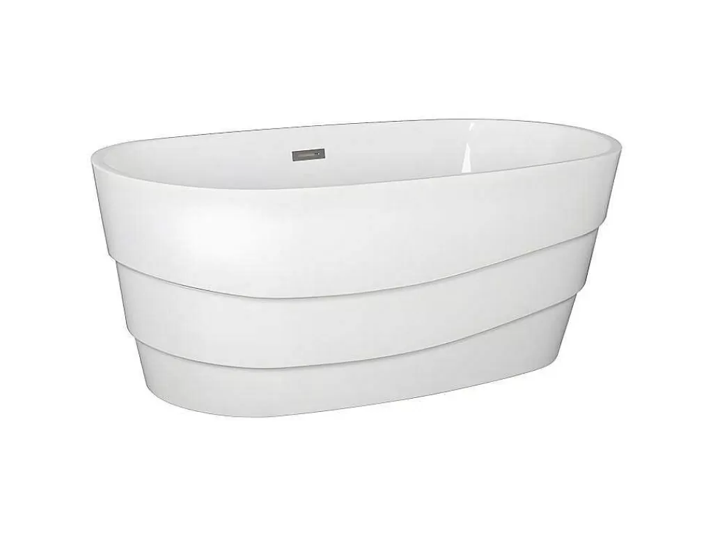 Banheira De Pousar*Shower & Design Banheira Autonoma Design Disponivel Em Branco - 200 L - 150*72*58 Cm - Dominika