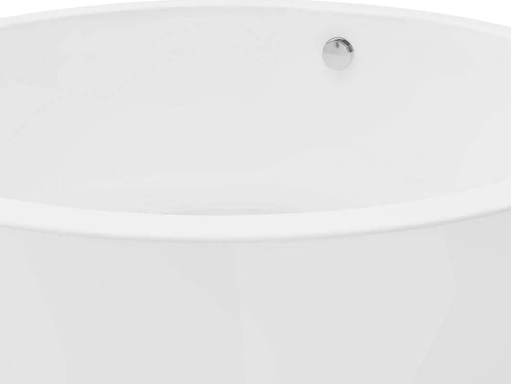 Banheira De Pousar*Shower & Design Banheira Clássica Redonda 165 L 130 X 130 X 58 Cm Branco Acrilico - Laguno