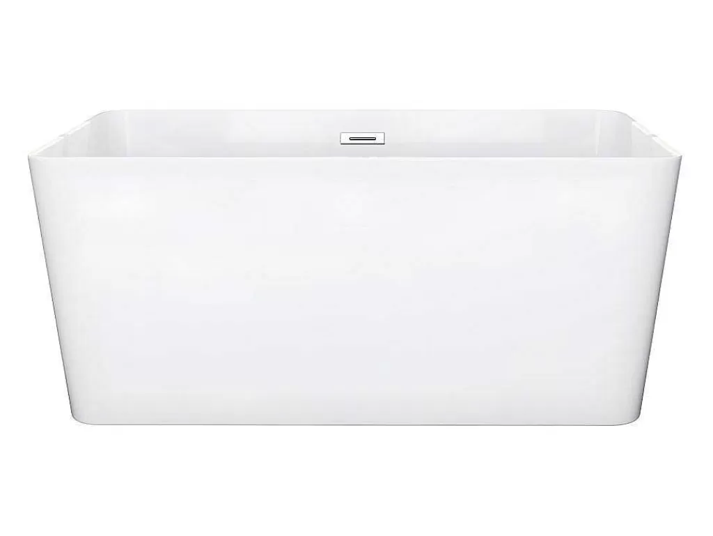 Banheira De Pousar*Shower & Design Banheira Clássica Retangular De 208 L Dimensoes 150 X 70 X 55 Cm Cor Branco Em Acrilico - Spicara