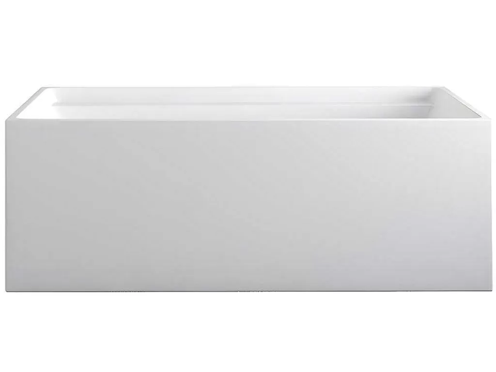 Banheira De Pousar*Shower & Design Banheira Clássica Retangular De 280 L Dimensoes 170 X 75 X 60 Cm Cor Branco Em Acrilico - Aspius