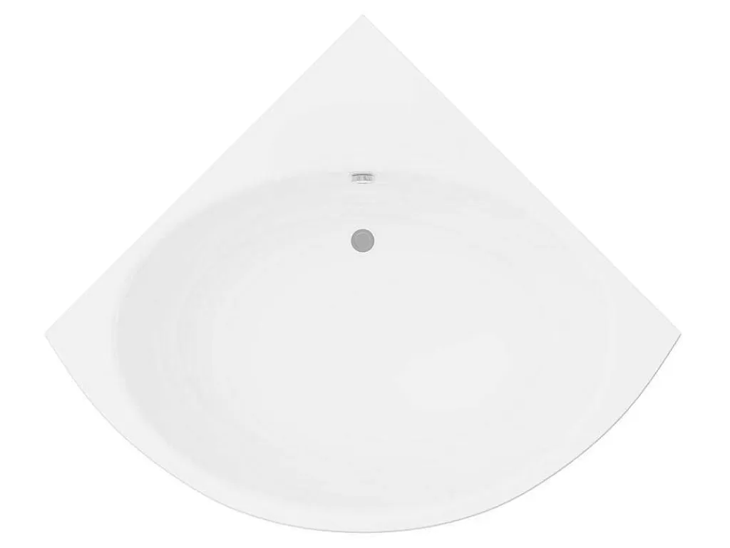 Banheira De Canto*Shower & Design Banheira De Canto 198 L 120 X 120 X 63 Cm Branco Acrilico - Cobitis