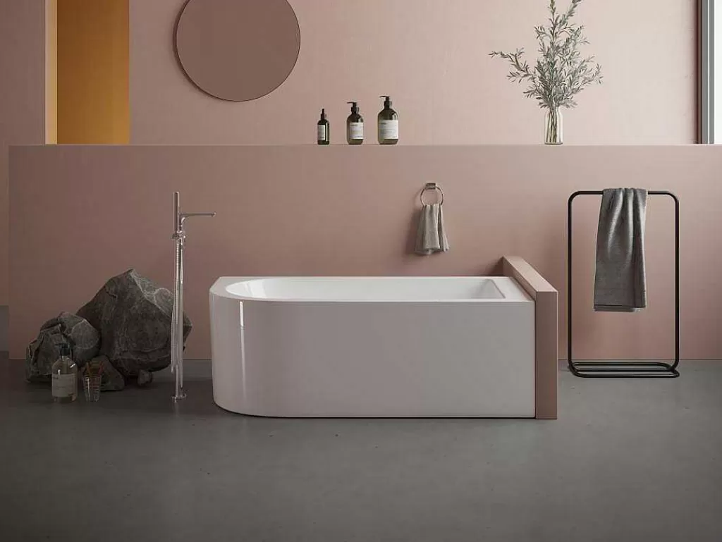 Promoções Casa De Banho & Bem-Estar*Shower & Design Banheira De Canto 201 L, 150 X 75 X 58 Cm Branca, Canto Direito - Anika
