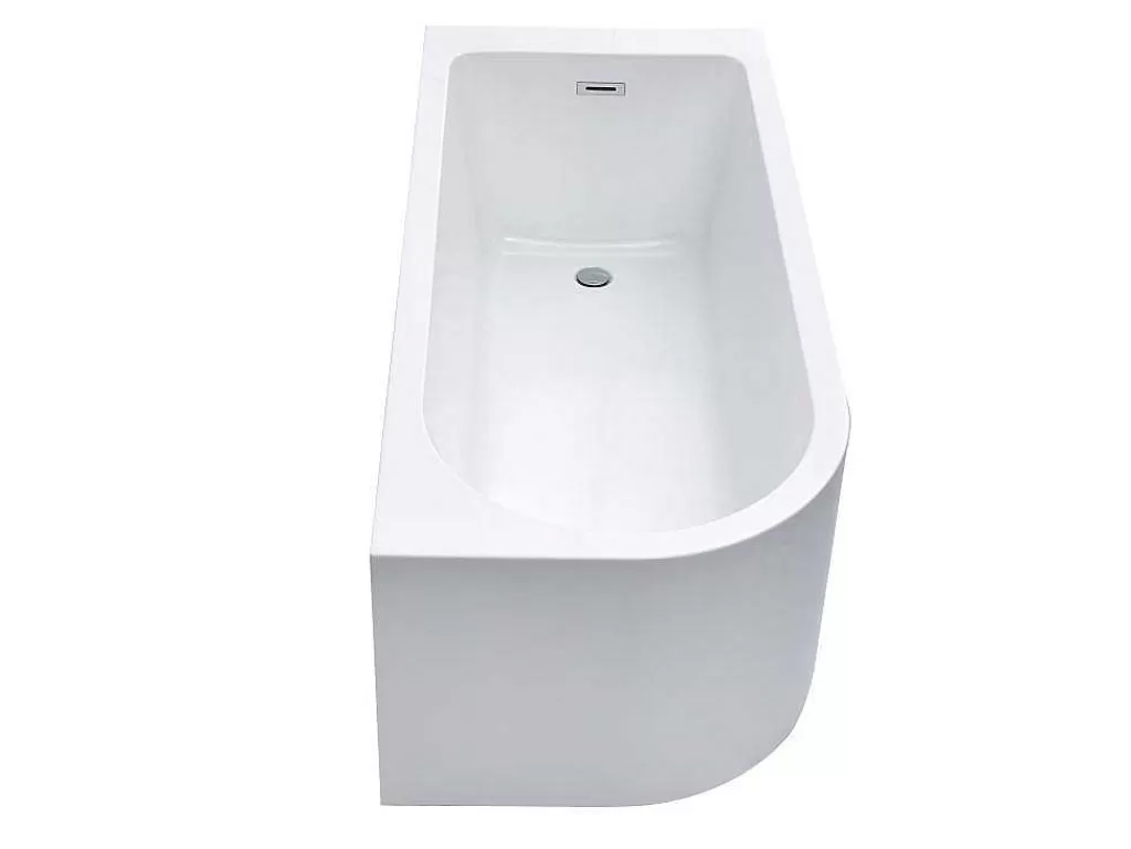 Promoções Casa De Banho & Bem-Estar*Shower & Design Banheira De Canto 201 L, 150 X 75 X 58 Cm Branca, Canto Direito - Anika
