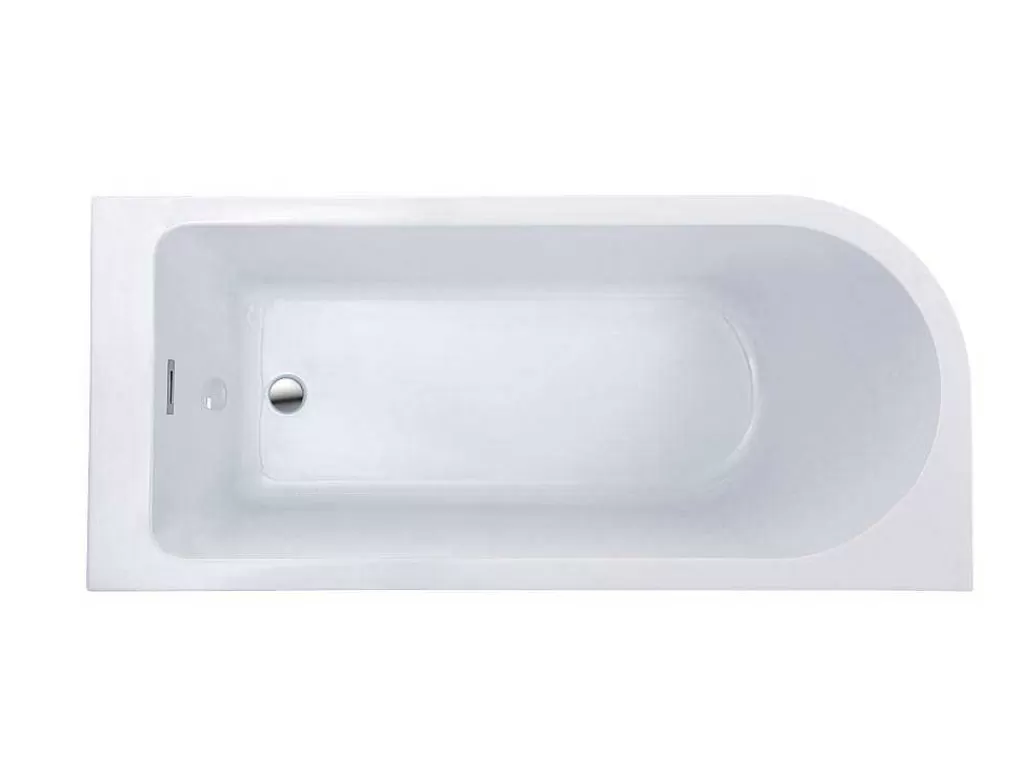Promoções Casa De Banho & Bem-Estar*Shower & Design Banheira De Canto 201 L, 150 X 75 X 58 Cm Branca, Canto Direito - Anika