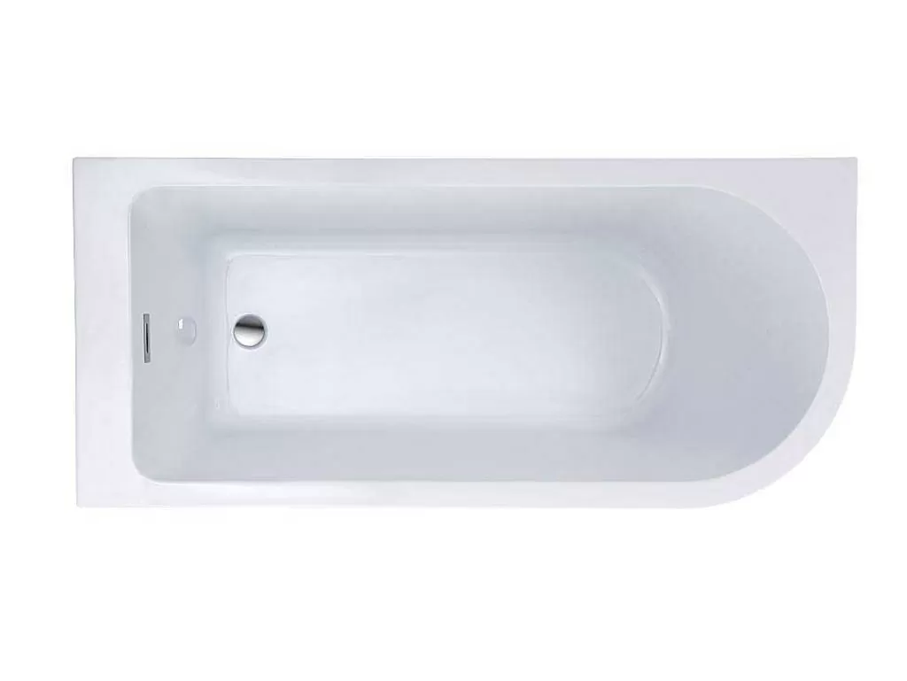 Banheira De Canto*Shower & Design Banheira De Canto 201 L, 150 X 75 X 58 Cm Branca, Canto Esquerdo - Anika