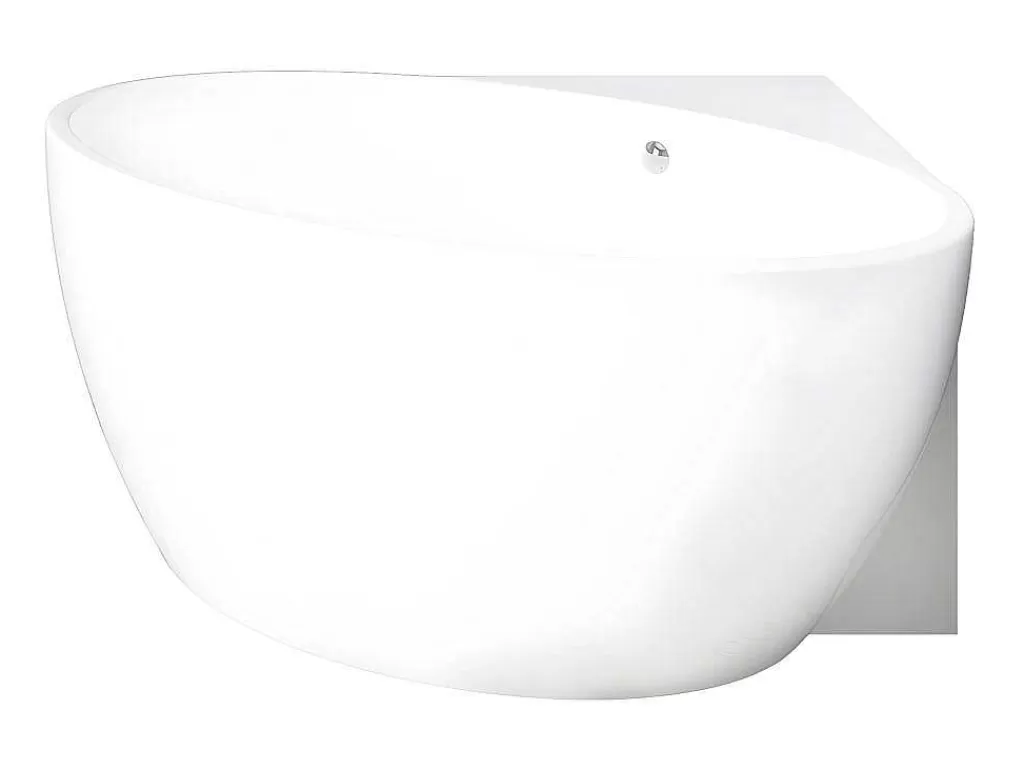 Banheira De Canto*Shower & Design Banheira De Canto De 197 L, Dimensoes 127 X 127 X 58 Cm Cor Branco Em Acrilico - Gourami