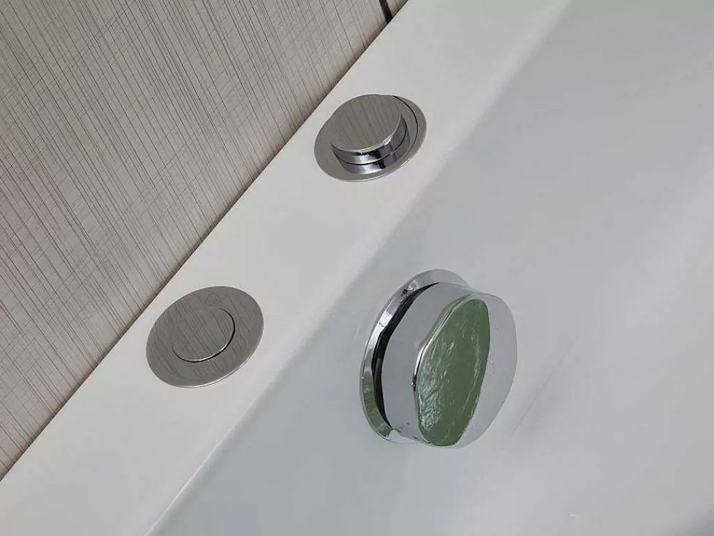 Banheira De Hidromassagem*Shower & Design Banheira De Canto De Hidromassagem Com Sistema De Cascata Aglena - 2 Lugares - 350 L - 150*150*60 Cm
