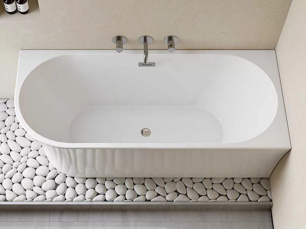 Promoções Casa De Banho & Bem-Estar*Shower & Design Banheira De Canto Direito De C 201 - 150 X 75 X 59 Cm Cor Branco Em Acrilico - Ponticola