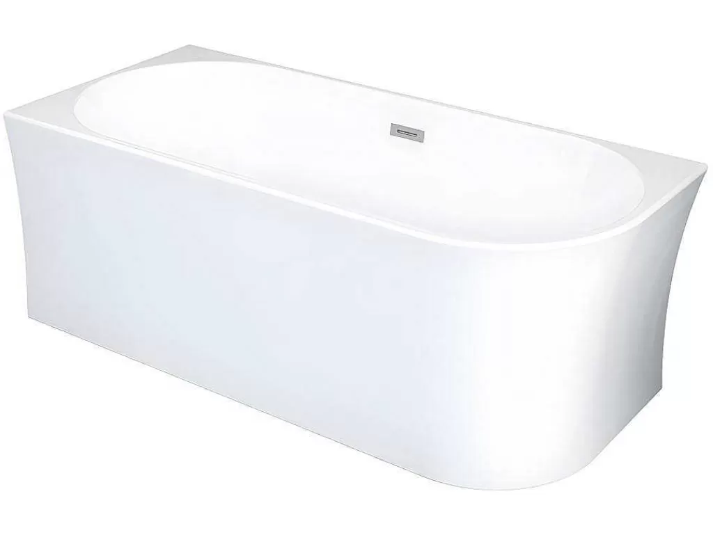 Banheira De Canto*Shower & Design Banheira De Canto Esquerdo De C 201 - 150 X 75 X 59 Cm Cor Branco Em Acrilico - Ponticola