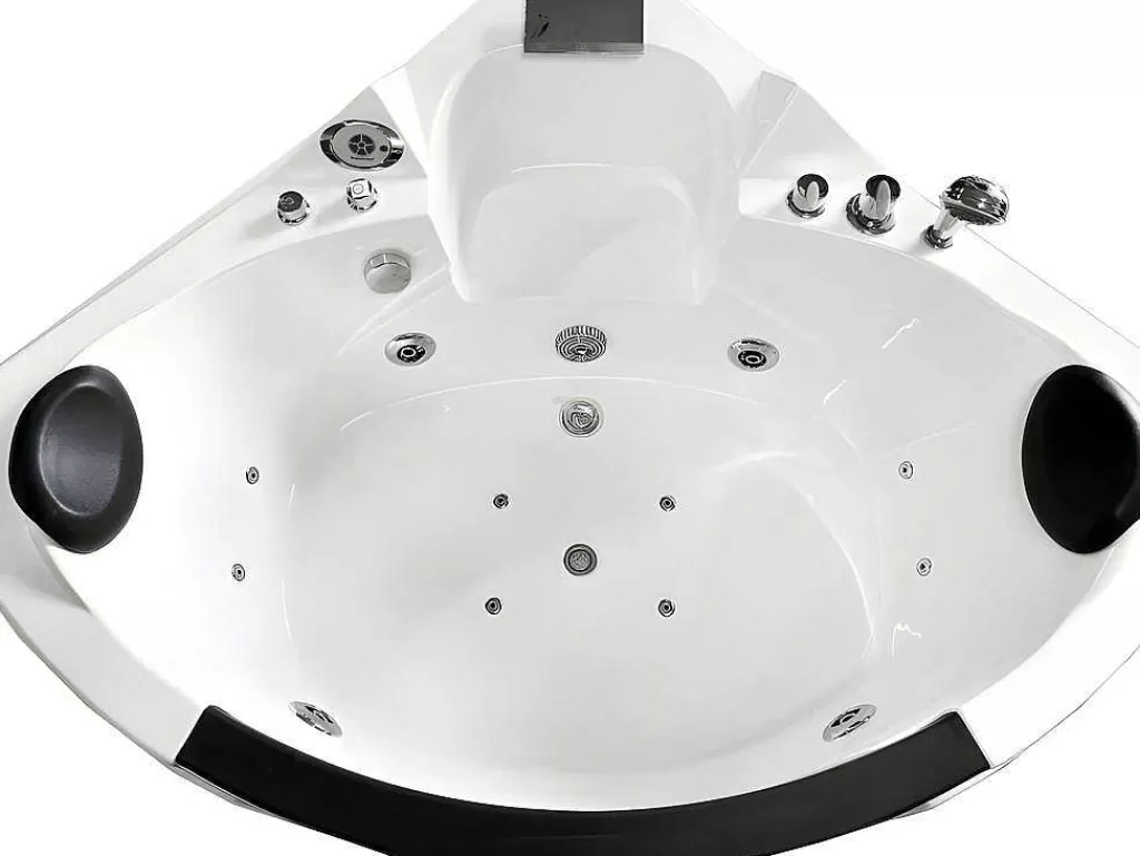 Banheira De Hidromassagem*ELITESHOPPING Banheira De Hidromassagem 150 X 150 Cm Cromoterapia 12 Jactos - Mimosa