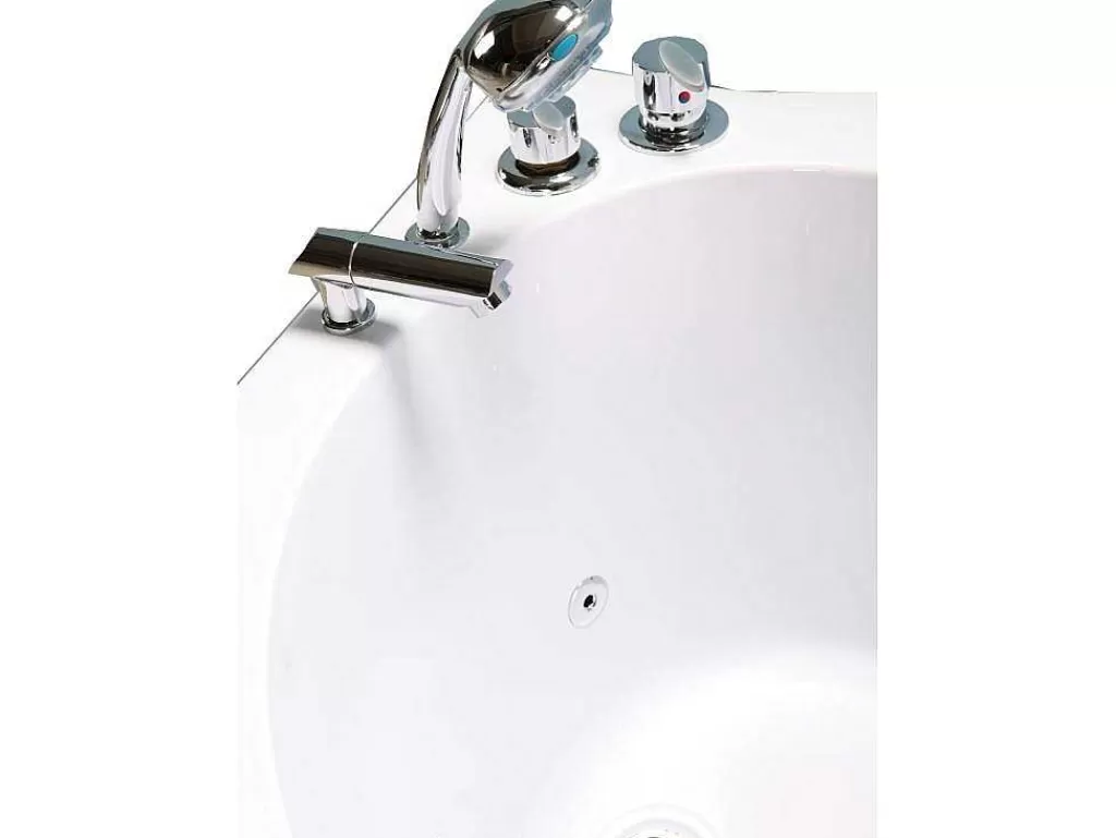 Banheira De Hidromassagem*ELITESHOPPING Banheira De Hidromassagem 180 X 96 Cm Com Vidro Frontal 9 Jactos - Jasmine