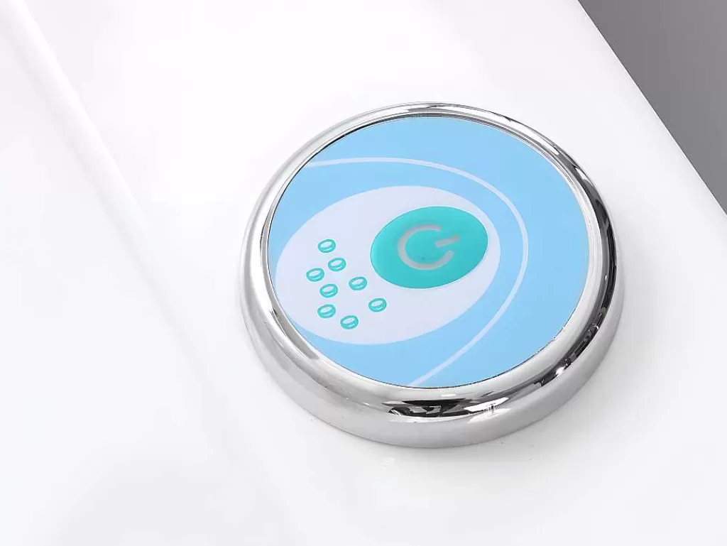 Banheira De Hidromassagem*Shower & Design Banheira De Hidromassagem Com Leds Sirgao - 1 Péssoa - 155L - 75X150 Cm - Branca