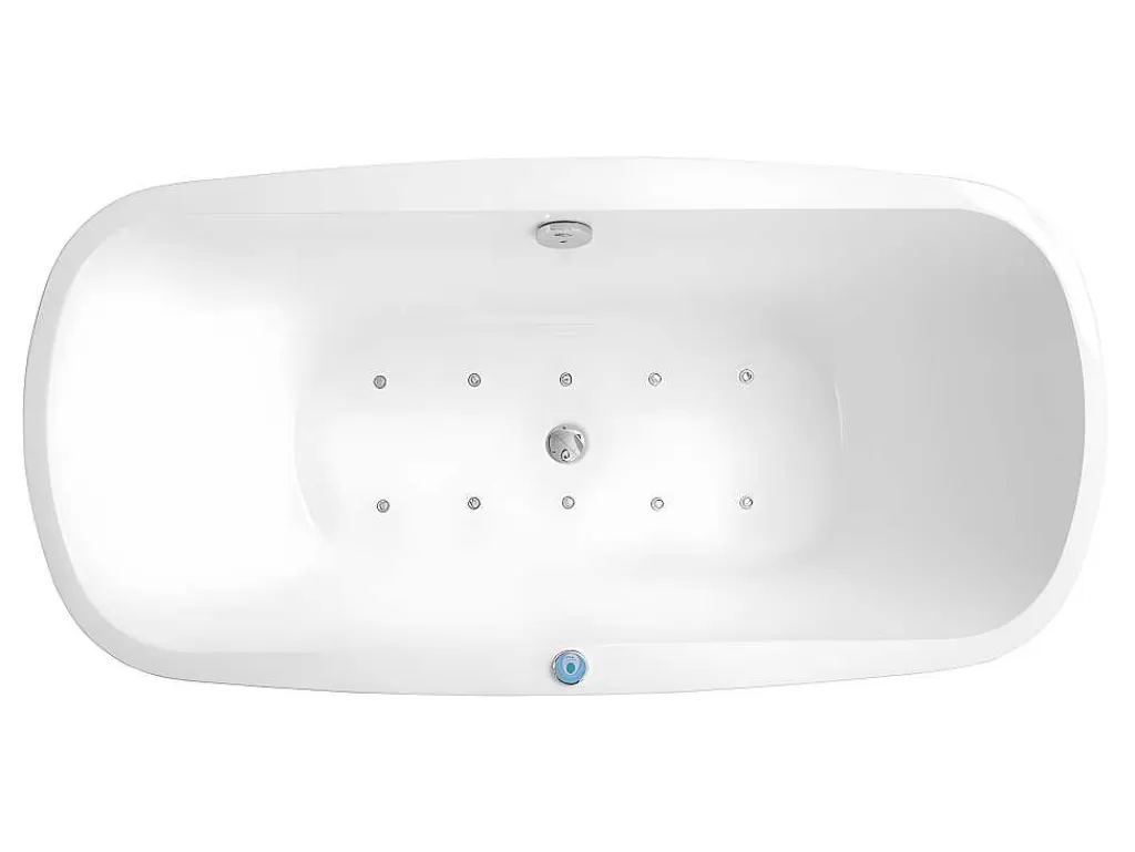 Banheira De Hidromassagem*Shower & Design Banheira De Hidromassagem Com Leds Sirgao - 1 Péssoa - 155L - 75X150 Cm - Branca