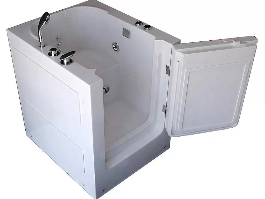 Banheira De Canto*ELITESHOPPING Banheira De Hidromassagem Com Porta 93 X 83 X H100 Cm - Lavander