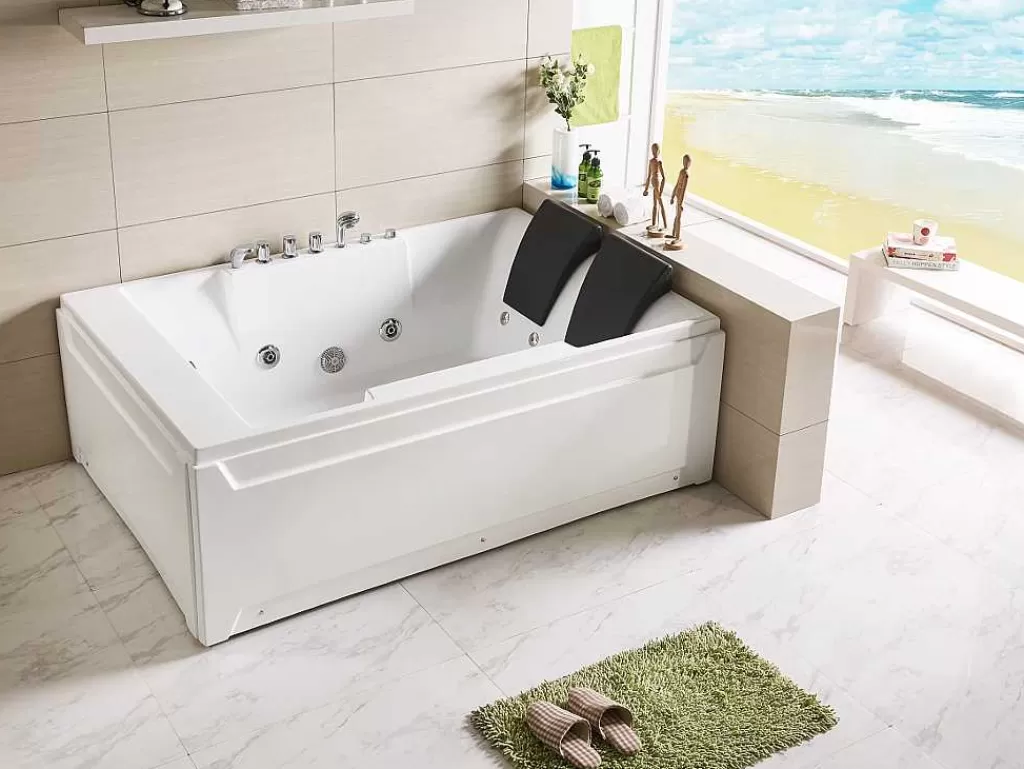 Banheira De Hidromassagem*Shower & Design Banheira De Hidromassagem Thalassa - 2 Péssoas - 182 X 122 X A64 Cm
