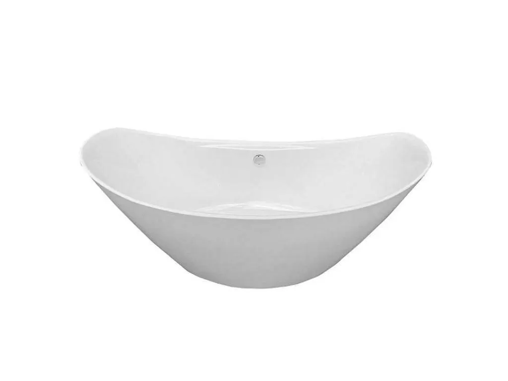 Banheira De Pousar*ELITESHOPPING Banheira Exenta Branca Moderna 172 X 72 Cm + Torneira - Joy
