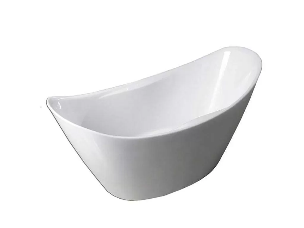 Banheira De Pousar*ELITESHOPPING Banheira Exenta Branca Moderna 172 X 72 Cm + Torneira - Joy