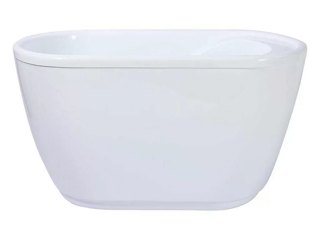 Banheira De Pousar*Shower & Design Banheira Oval Piccola - 1 Lugar - 240 L - 120*75*A65 Cm - Branca