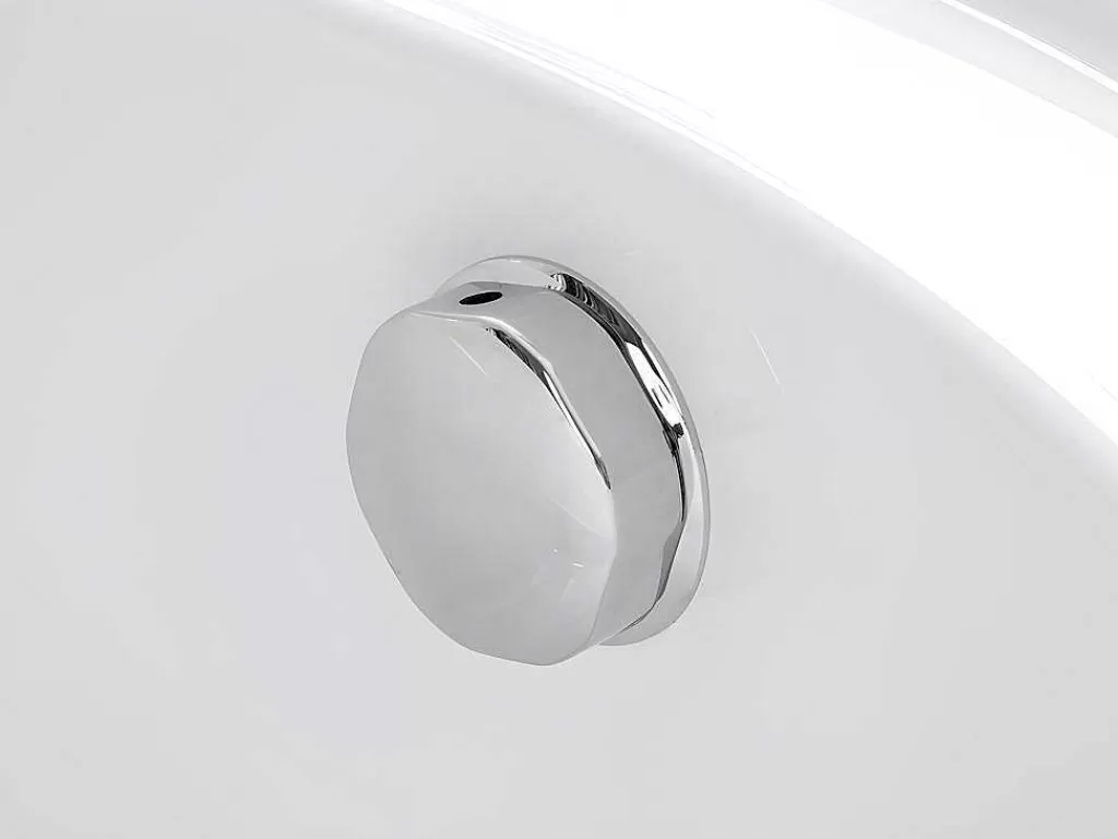 Banheira De Pousar*Shower & Design Banheira Oval Piccola - 1 Lugar - 240 L - 120*75*A65 Cm - Preta