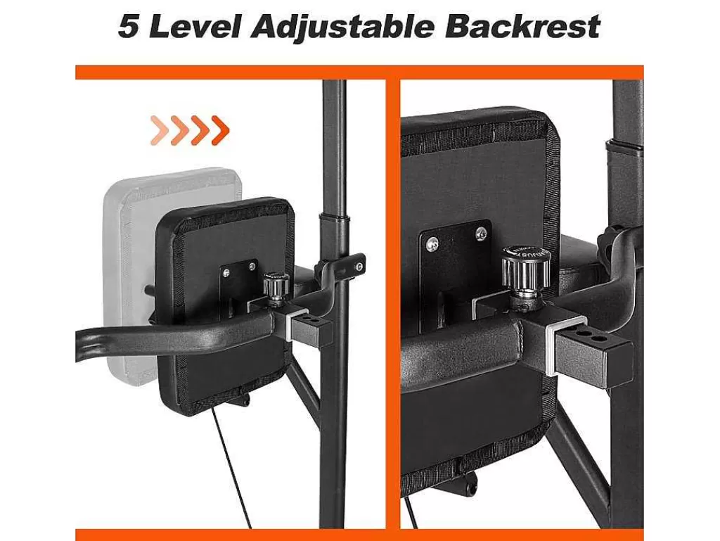 Fitness*Vente-unique Barra Multifuncoes Power Tower Dip Station Pull Up Bar Com Altura Ajustavel