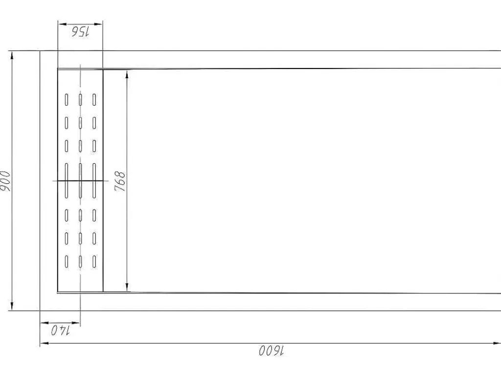 Base De Duche*Shower & Design Base De Chuveiro Com Sifao Incluido De 160X90X4 Cm Em Resina Cor Branco - Lyros