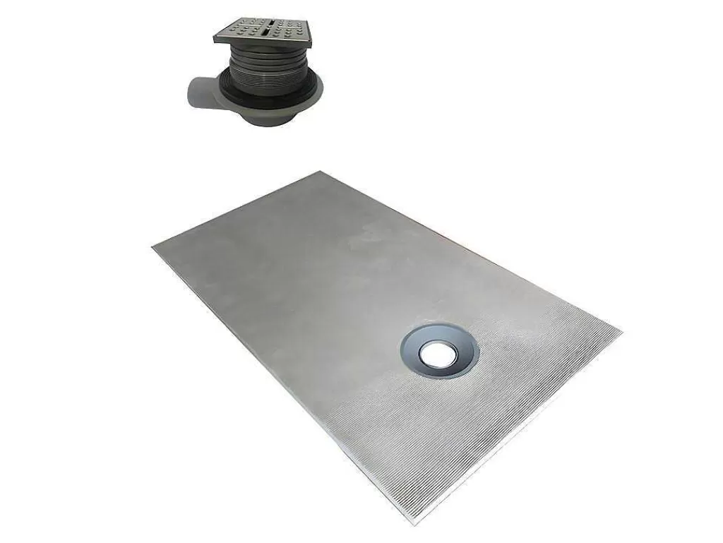 Base De Duche*Shower & Design Base De Duche Em Mosaico Delos Com Sifao Incluido - 1600X900X40Mm -Recortavel