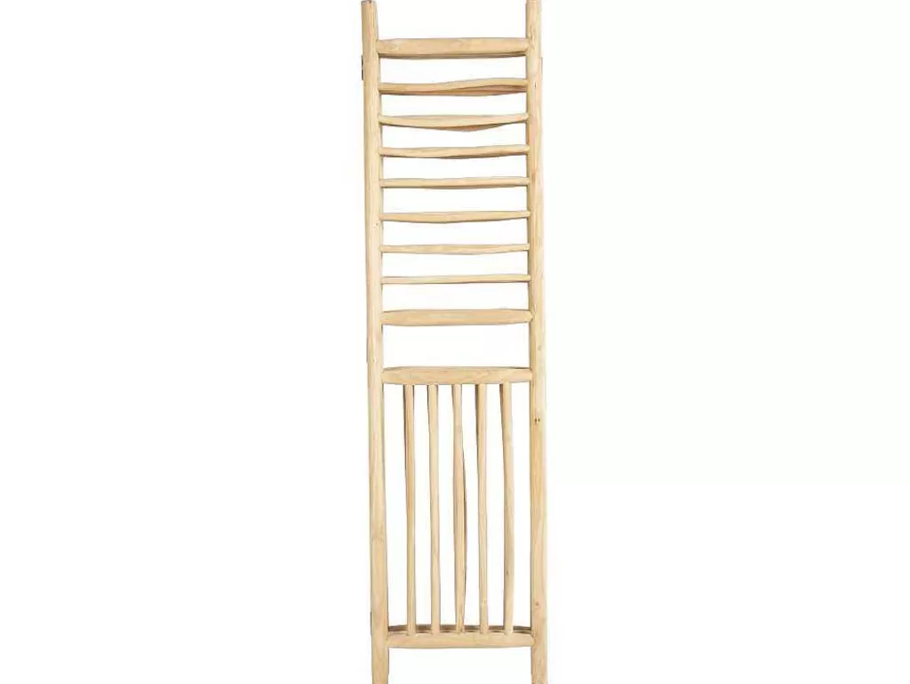 Biombo*OZAIA Biombo Com 3 Paineis Em Madeira De Teca De C. 140 X A 180 Cm Cor Natural - Baguio