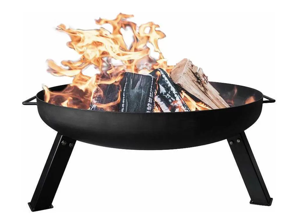Barbecue, Braseiro De Jardim, Plancha*Purline Brasero De Jardin A 3 Pieds En Acier Inoxydable Noir