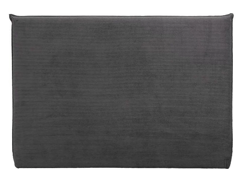 Cabeceira E Ponte De Cama*Vente-unique Cabeceira De Cama 160 Cm Veludo Canelado Cinzento Antracite - Ambrilia