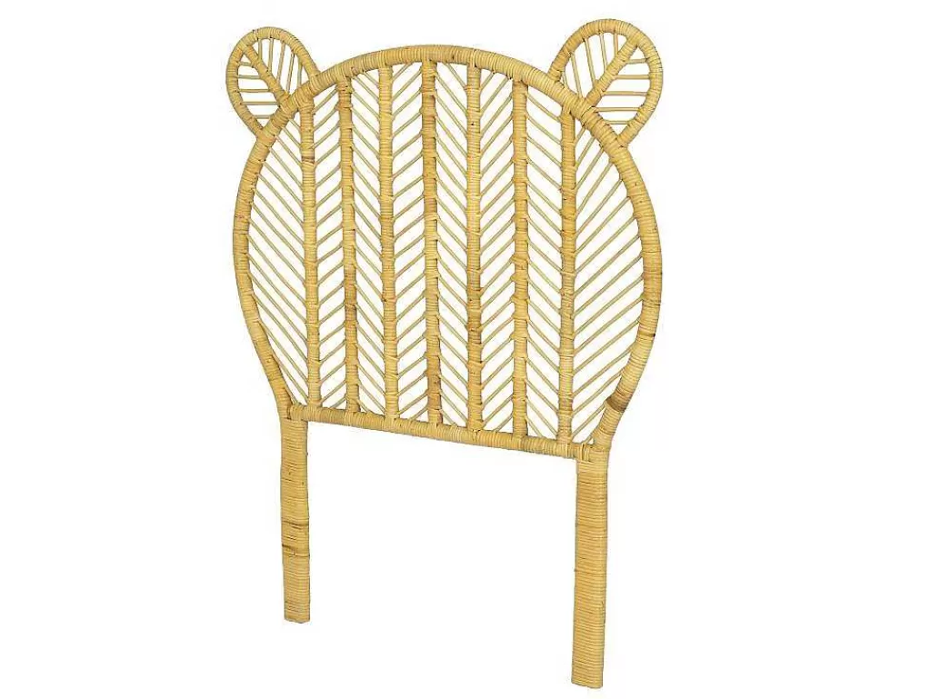 Móvel Para Quarto De Crianças*Vente-unique Cabeceira De Cama 90 Cm Vime Cor Natural - Tedyo