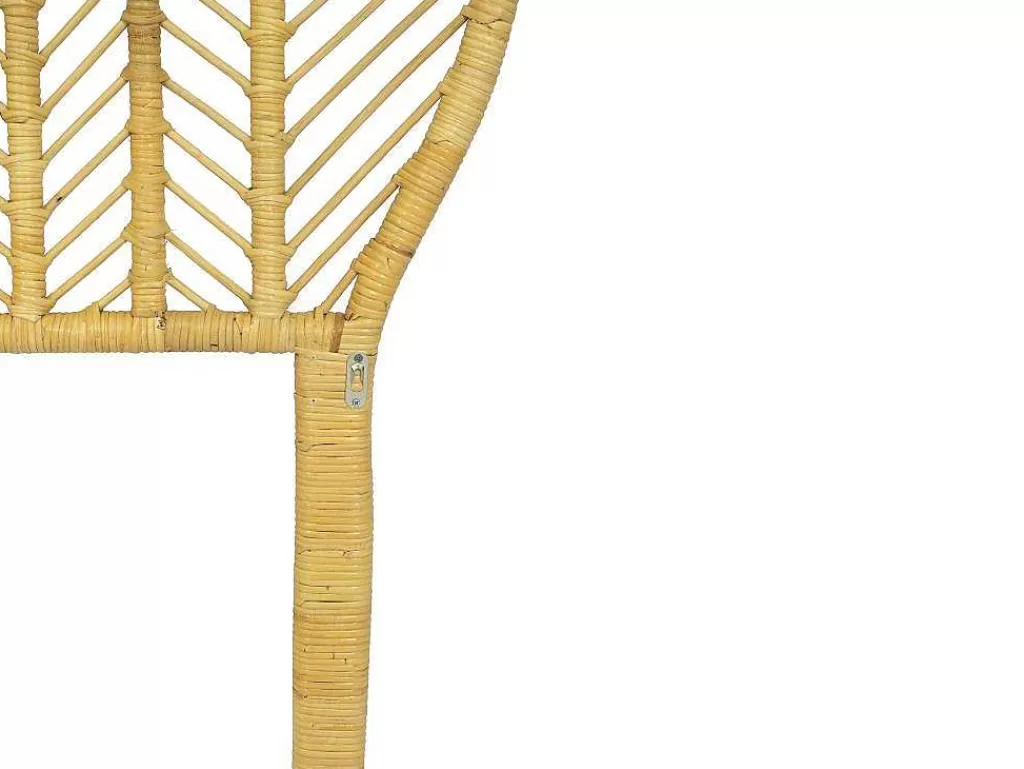 Móvel Para Quarto De Crianças*Vente-unique Cabeceira De Cama 90 Cm Vime Cor Natural - Tedyo