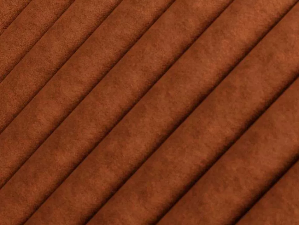 Cabeceira E Ponte De Cama*Vente-unique Cabeceira De Cama Costuras Verticais 150 Cm Tecido Terracota - Sarah