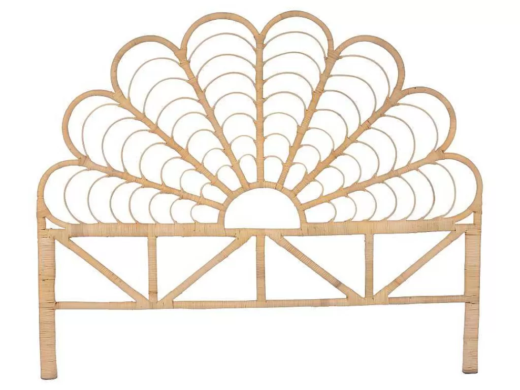 Cabeceira E Ponte De Cama*Vente-unique Cabeceira De Cama De 160 Cm Em Rotim Cor Natural - Flosia