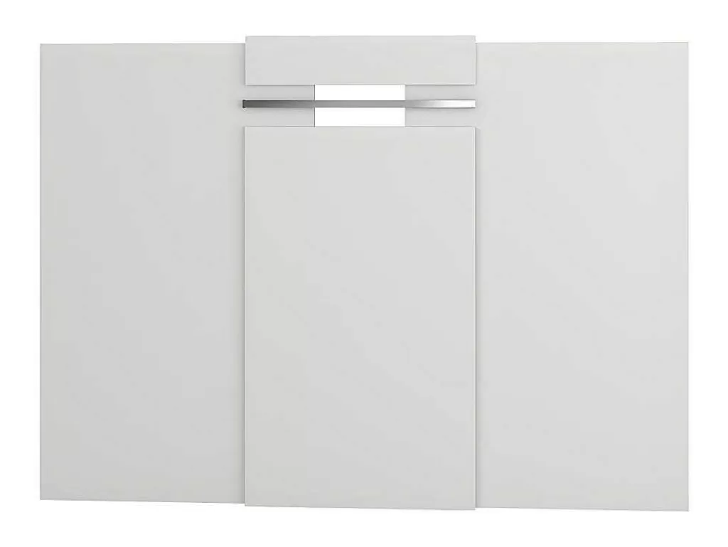 Cabeceira E Ponte De Cama*Vente-unique Cabeceira De Cama Extensivel De 140/160 Cm Cor Branco - Maraba