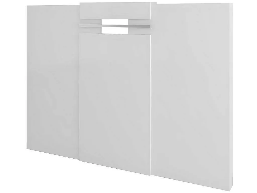 Cabeceira E Ponte De Cama*Vente-unique Cabeceira De Cama Extensivel De 140/160 Cm Cor Branco - Maraba