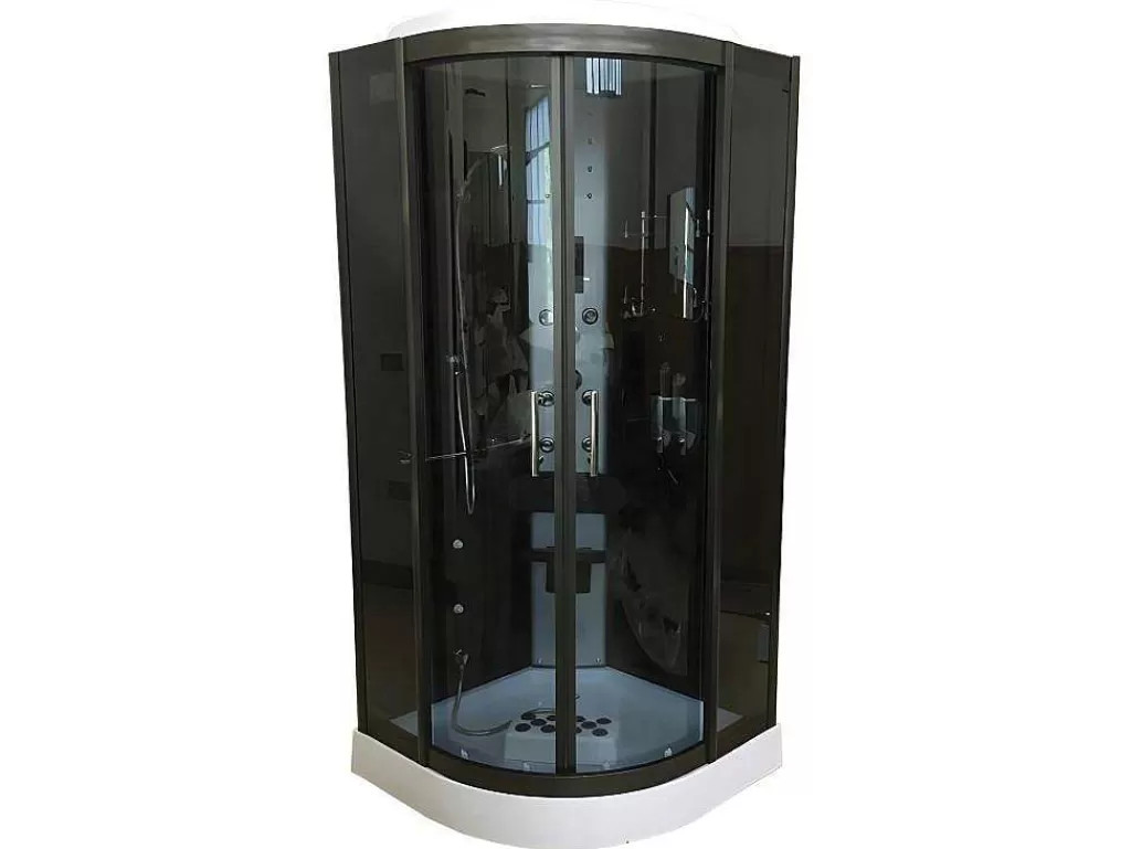 Cabine De Duche*ELITESHOPPING Cabine De Duche Com Hidromassagem 100 X 100 Cm - Saturn