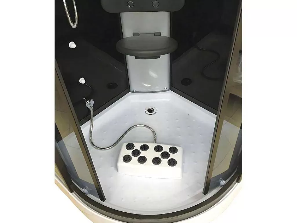 Cabine De Duche*ELITESHOPPING Cabine De Duche Com Hidromassagem 100 X 100 Cm - Saturn